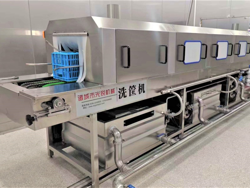 清洗 + 風干一體化，筐子周轉不等待